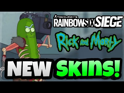 New Images Of Rick And Morty Crossover Skins In Rainbow Six Siege!