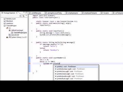 Learning Java Part 6 While Statements Comparing Strings Using