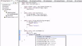 Learning Java: Part 6: While statements & Comparing Strings using !