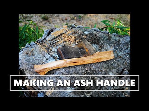 BAD-ASH AXE HANDLE!: making a hatchet handle from Ash Wood