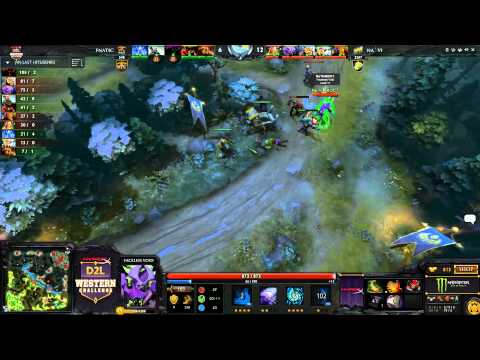 HyperX D2L Western Challenge Playoffs - Fnatic vs Na'Vi (Game 1)