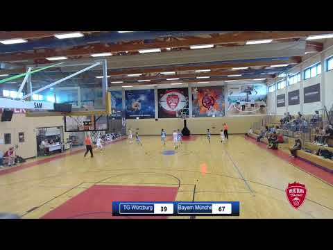 U12 Basketball Bayerische Meisterschaft Halbfinale TG Würzburg - Bayern  München