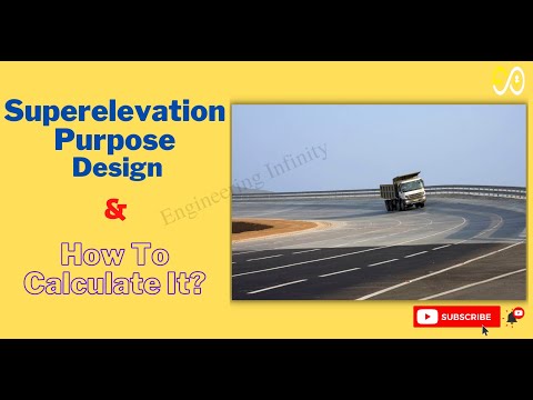 Superelevation - Purpose - Design &  How To Calculate It?