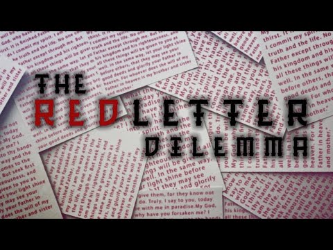 The Red Letter Dilemma - Word's Matter