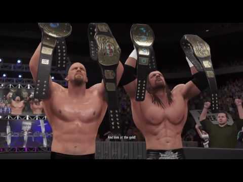 Stone Cold & Triple H vs Kane & Undertaker WWE 2K16: 2K Showcase Austin 3:16 Part 26