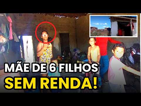 Mãe de 6 filhos sem renda em Poção, PE" 😢😢 