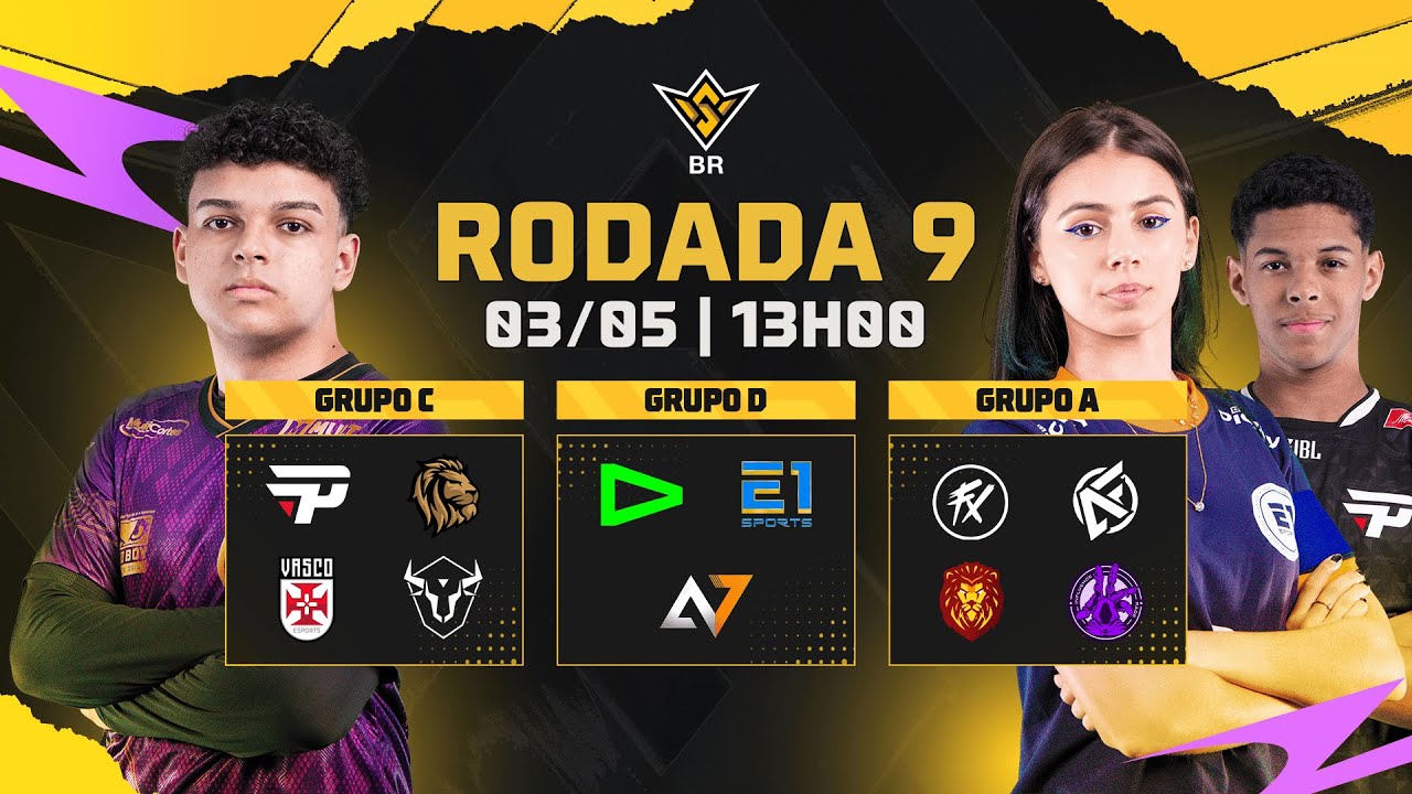 🚨FFWS BR 🏆RODADA 9 - GRUPOS A, C e D  | FREE FIRE AO VIVO🚨 #freefire