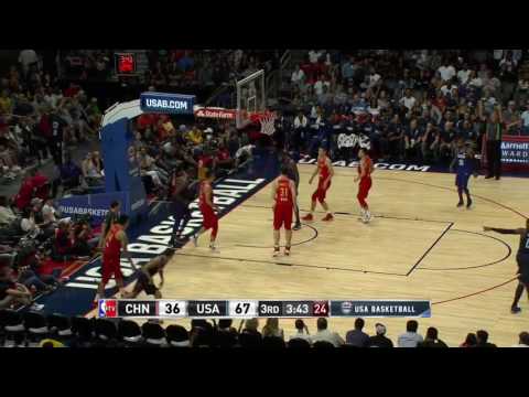 Klay Thompson 17 Pts Highlights  USA vs China  July 24, 2016  2016 USA Basketball Showcase