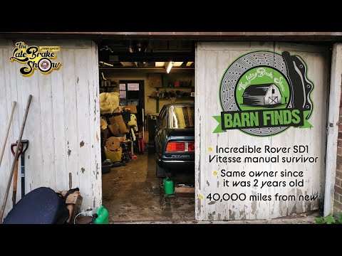 Great British barn find - incredible survivor V8 Rover SD1 Vitesse
