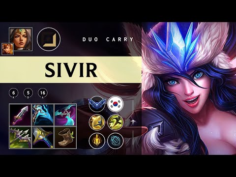 Sivir ADC vs Caitlyn - KR Diamond Patch 25.24