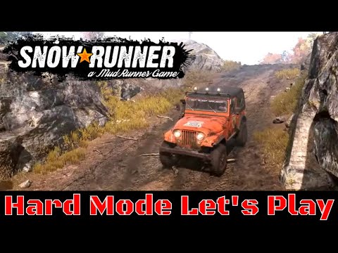Snowrunner Hard Mode Let's Play | Drummond Island | Episode 13