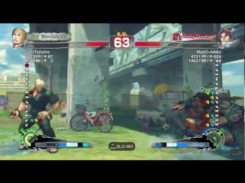 SSF4 AE 2012: SuperTanshio (Cody) vs MaaO-mAAo (T. Hawk)