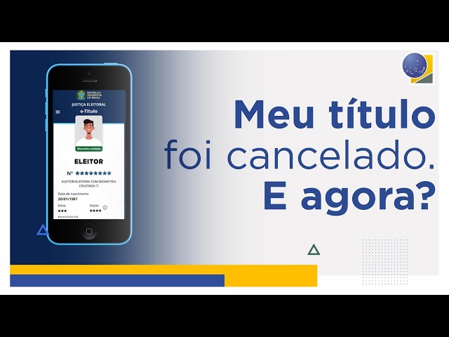 Seu título foi cancelado? Veja o que fazer