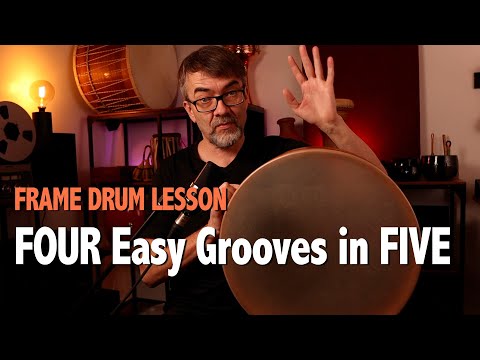 Frame Drum Lesson – Four Easy Grooves in Five