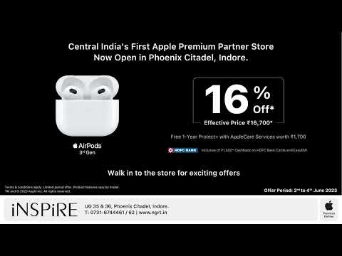 Special launch offers on AirPods