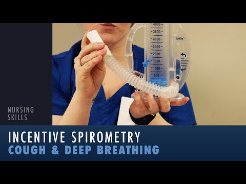 Nursing Skills: Cough & Deep Breathing, Incentive Spirometer