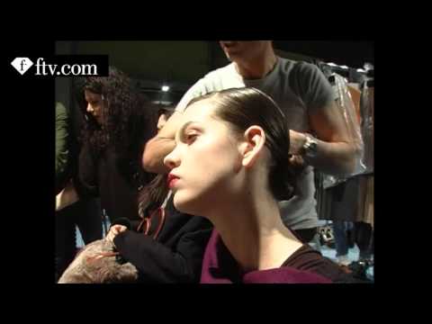 ANTONIO MARRAS  - BACKSTAGE MILAN FW WOMEN 07/08