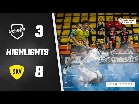 Sestřih Livesport Superliga: Florbal Ústí - TJ Sokol Královské Vinohrady 3:8