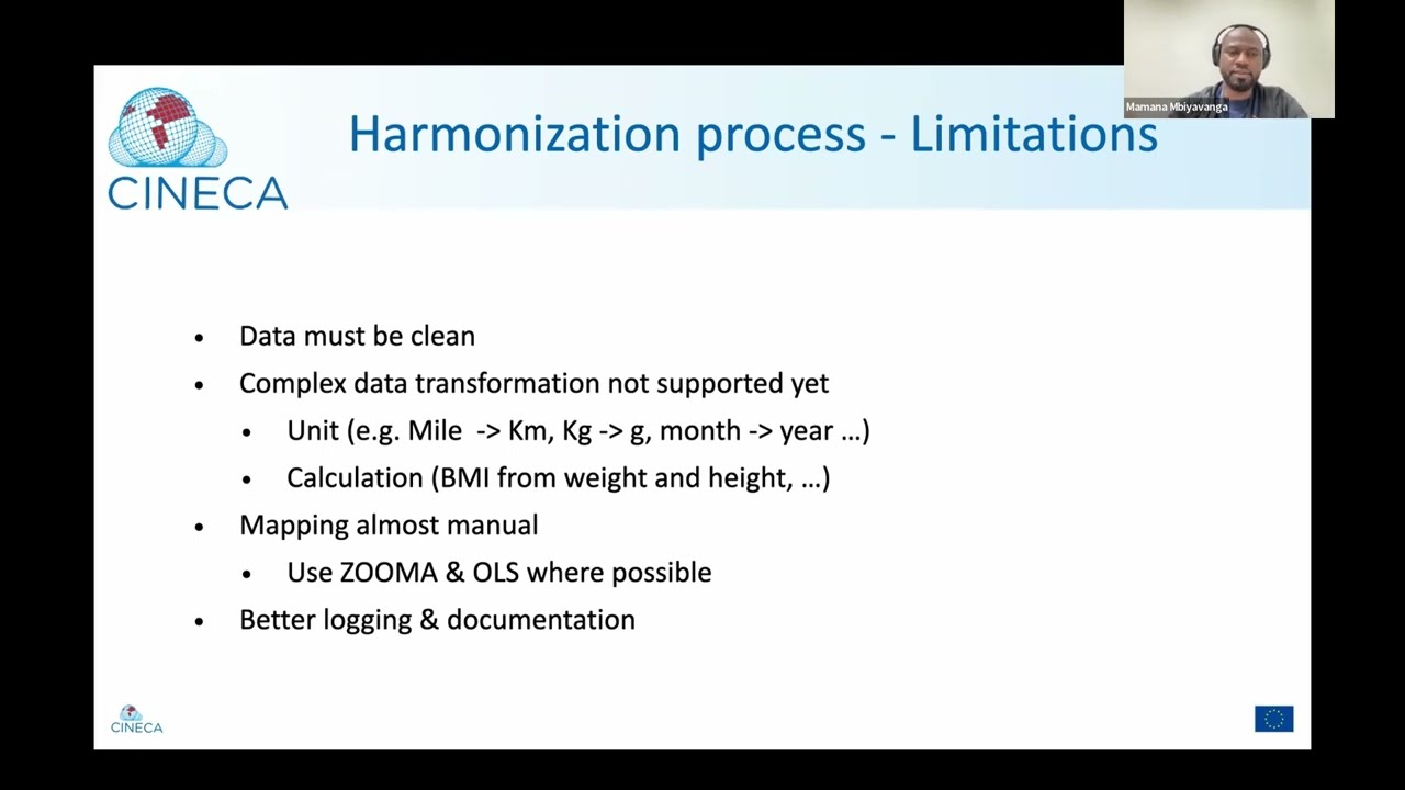 Data harmonization algorithms
