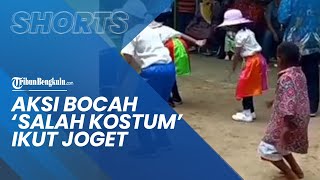 Aksi Kocak Bocah 'Salah Kostum' Ikut Joget Bodi Bodi Babadondot Viral, sampai Disawer Penonton