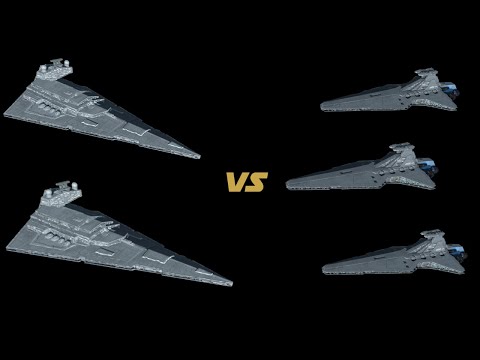 ISD-I's VS New Republic Venators (Star Wars Empire at War: Thrawn's Revenge)