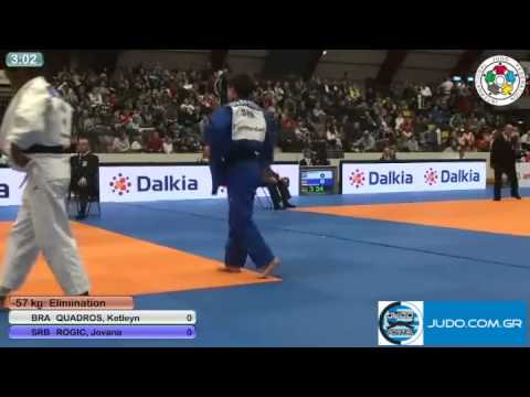 Judo Grand Prix Amsterdam 2011 -57kg QUADROS (BRA)-ROGIC (SRB)