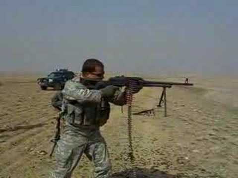 PKM Machine Gun Standing