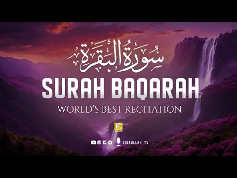 Surah Al Baqarah Full سورة البقره | Relaxing Calming & Heart Touching Majestic Quran | Zikrullah TV
