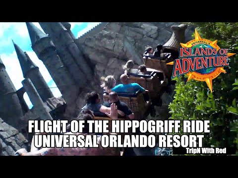 Universal Studios Orlando - Flight of the Hippogriff Ride - Islands of Adventure Roller Coasters