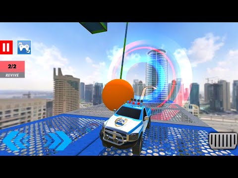 Police Prado Car Stunt - Mega Ramp Stunts 3D - #7 Android GamePlay On PC