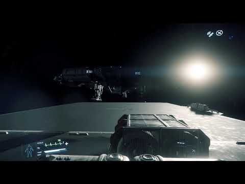 Star Citizen PTU 3.3.0x - Hammerhead landing at Port Olisar