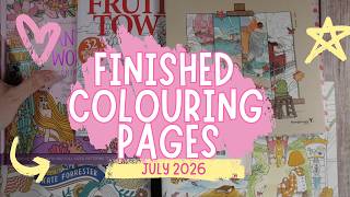 Finished Adult Colouring Pages July 2026  |  Adult Coloring