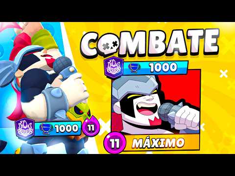 1000🏆 TROFÉUS no COMBATE com o DAMIAN no BRAWL STARS!
