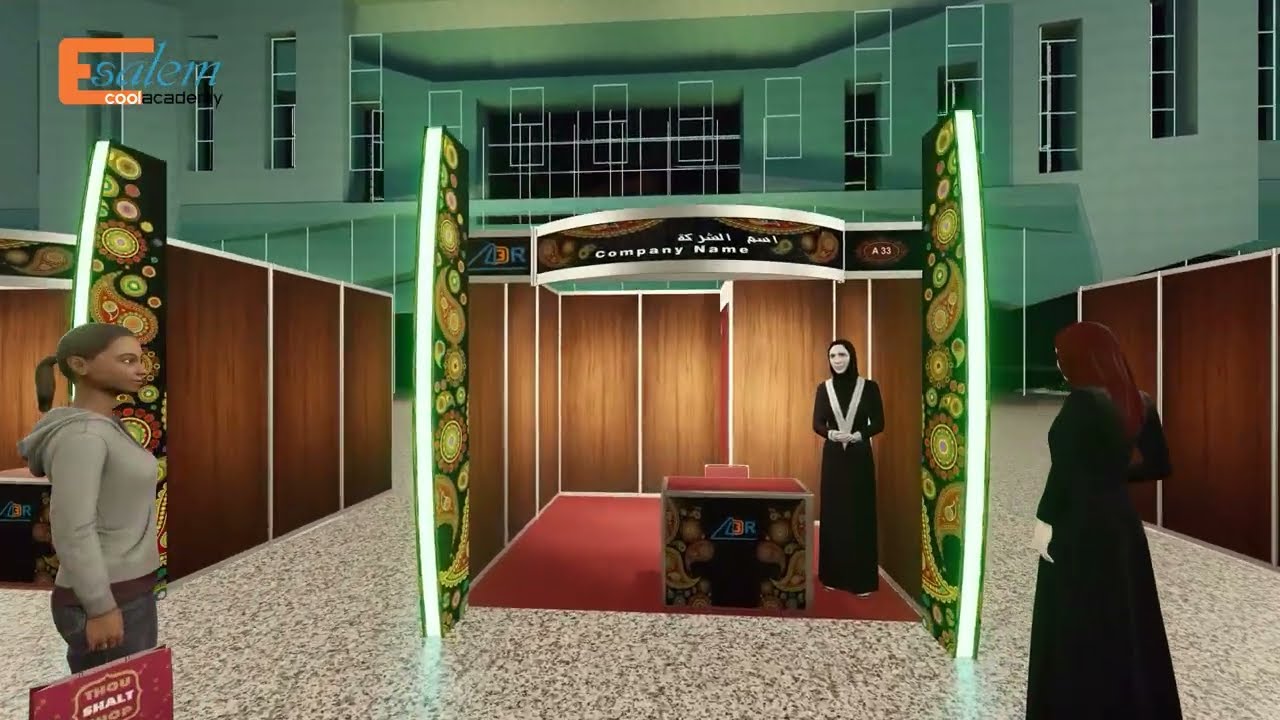 3x3 system octanorm Booth Design 3D Model