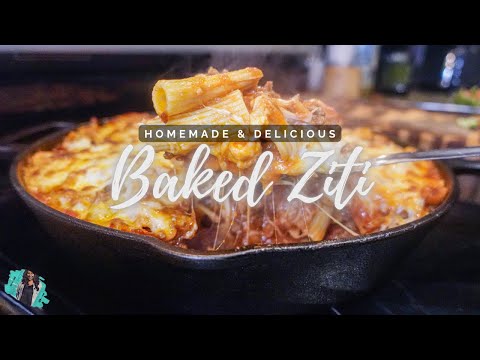 THE BEST BAKED ZITI CASSEROLE | QUICK & EASY DELICIOUS WEEKNIGHT DINNER | RECIPE TUTORIAL