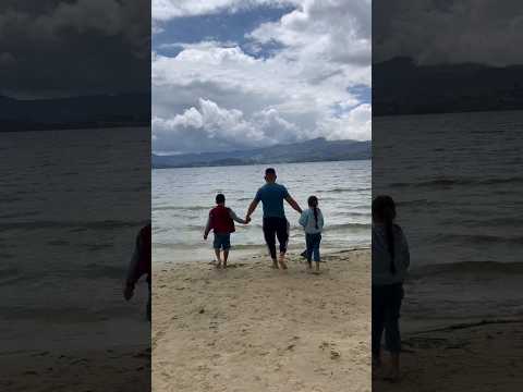 Queda un muy bonito recuerdo de la visita al  🏝️lago de Tota - playa blanca y el pueblo IZA BOYACÁ