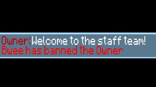 getting op then banning the owner