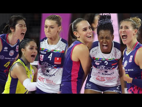 ALL "MEGA RALLY" of the DERBY Scandicci - Firenze | Lega Volley Femminile 2022/23