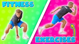 5 minute home exercises for kids: 'Jungle' edition