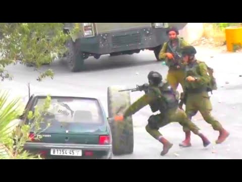 Instant Karma: Israeli Army vs. Palestinian Tire: 0-1