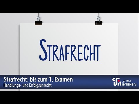Basis-Wissen Handlungs- und Erfolgsunrecht