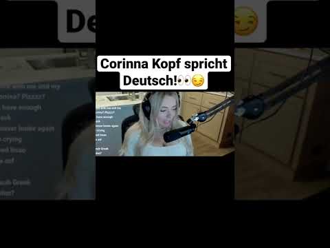 Corinna Kopf spricht Deutsch!👀😏