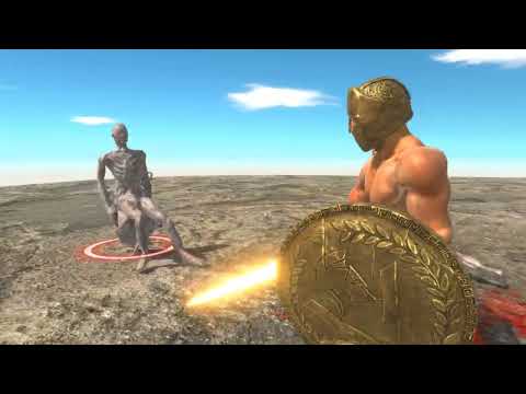 Achilles vs 4 Saber Ghouls | animal revolt battle simulation | arbs test