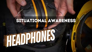 Modifying the New Klein Tools Situational Awareness Earmuffs for Hard Hat Use