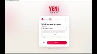 YENİ PARTİYE NASIL ÜYE OLUNUR?