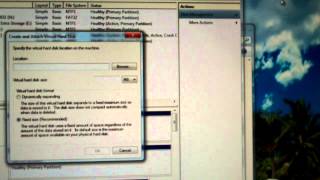 How to create and initialize virtual hard drives in Windows 7