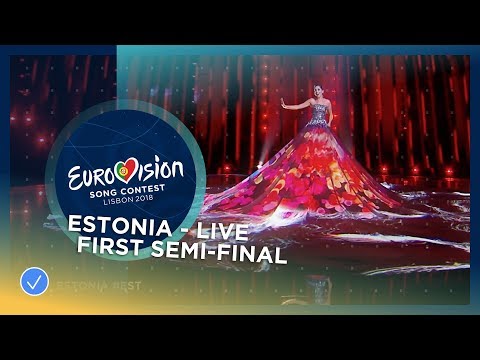 Elina Nechayeva - La Forza - Estonia - LIVE - First Semi-Final - Eurovision 2018