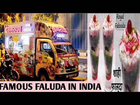 Triple Scoop Royal Ice Cream Faluda/ Street food Truck / Tasty Special Mava Rabri Faluda in Dehradun