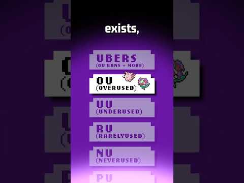 Smogon Tiers Explained (OU, UU, RU, NU, PU) #shorts