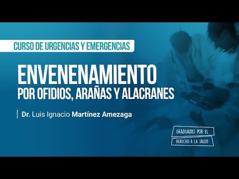Envenenamiento por ofidios, arañas y alacranes - Curso de urgencias y emergencias en el adulto